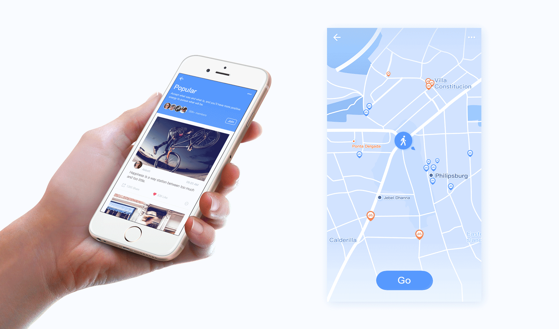 CYCLING GO（图ZNzI3ODE3NDg=） - APP界面 - 站酷设计师新青年121原创素材 - 站酷ZCOOL