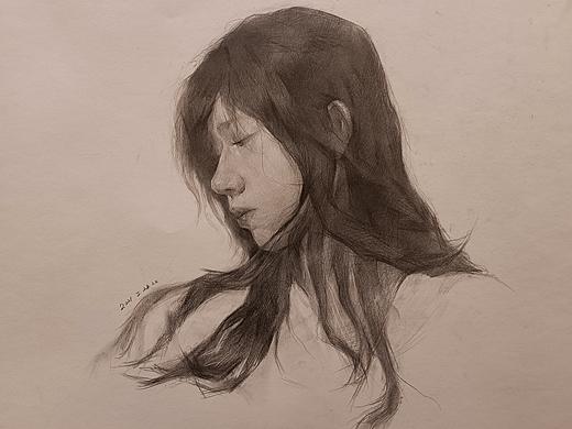 素描肖像赏析｜作者：柳康