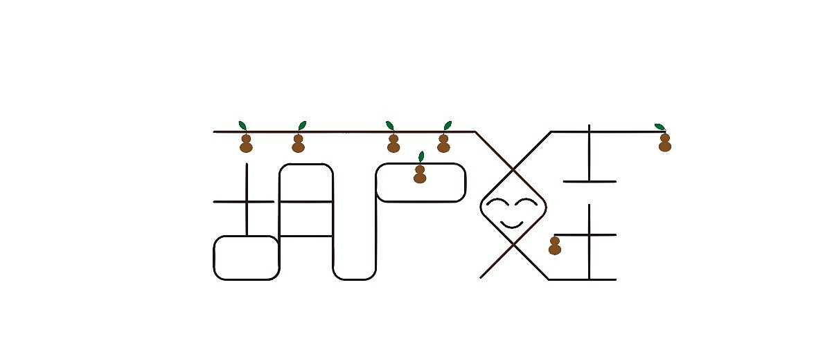 葫芦娃字体设计（图ZODE4MzQ5OTI=） - 字体/字形 - 站酷设计师张志恒d原创素材 - 站酷ZCOOL