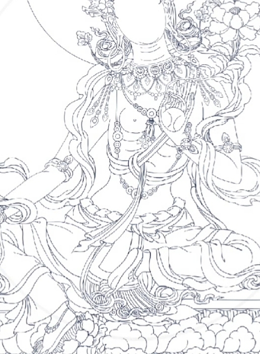 绿度母（图ZMzAzODY1MjA4） - 图案 - 站酷设计师曲先生工作室原创素材 - 站酷ZCOOL