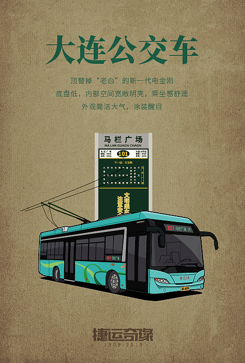 捷运奇缘-我的大连公交车记忆全图