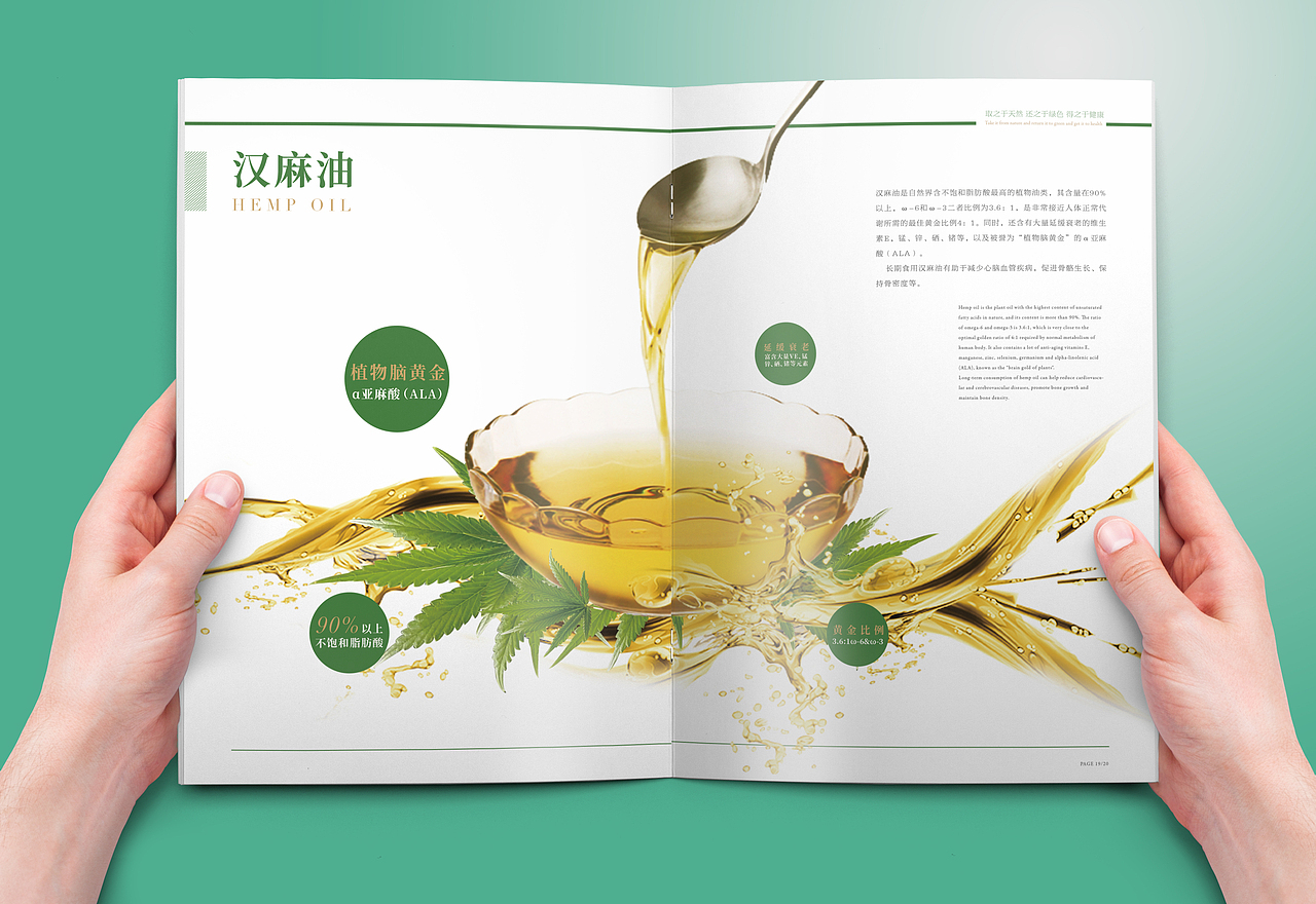 恒源汉麻画册设计