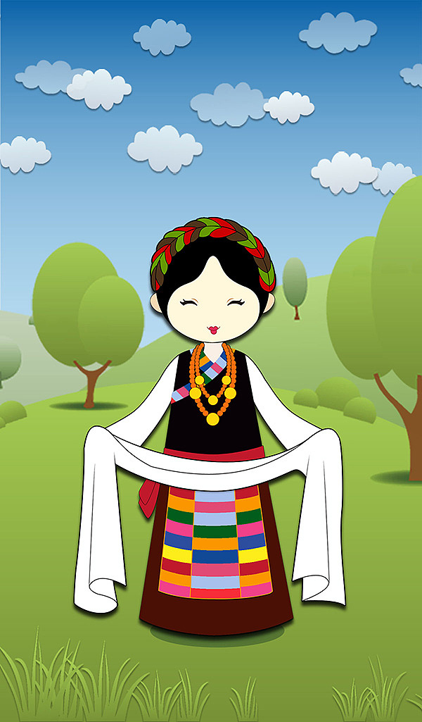 民族show-民族形象再设计#动漫作品