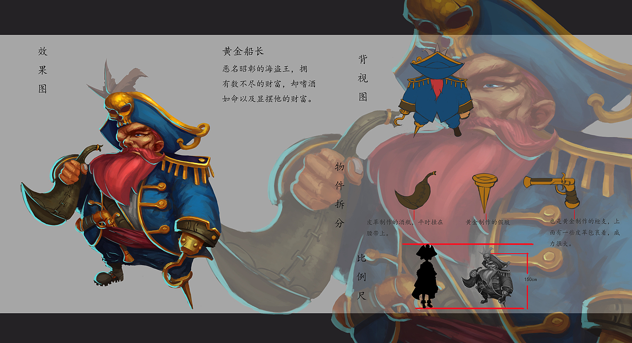 海盗王（图ZNDk1MTI5ODg=） - 游戏原画 - 站酷设计师HZzYy原创素材 - 站酷ZCOOL
