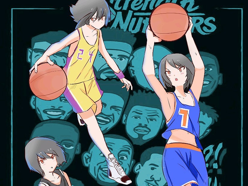 篮球女孩|插画|游戏原画|叫我小乔就好了_原创作品-站酷zcool