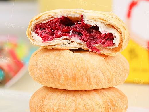 玫瑰鲜花饼拍摄案例分享。