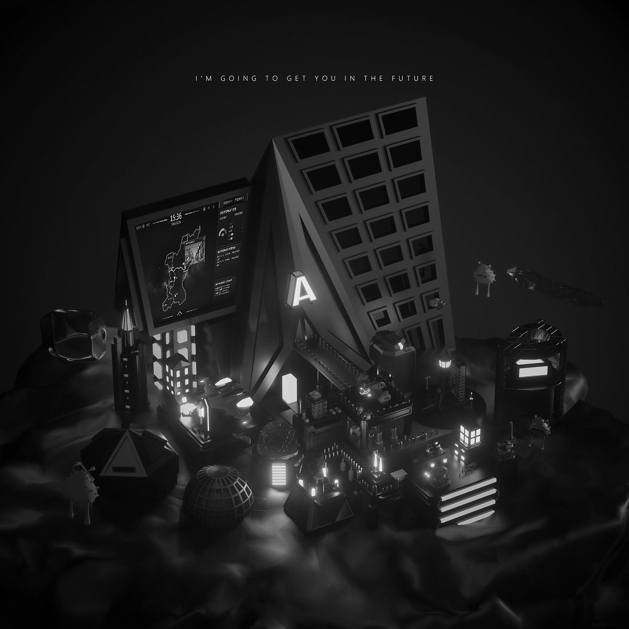 《炫光-Future CIty》（图ZMTI0NTAxODQ4） - 场景 - 站酷设计师戴啊杰呀原创素材 - 站酷ZCOOL