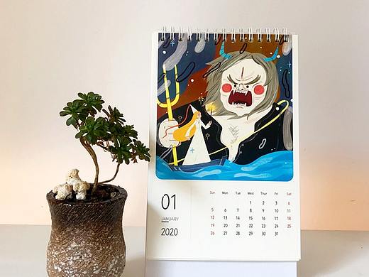 梦寐·原创-台历 Desk calendar 
