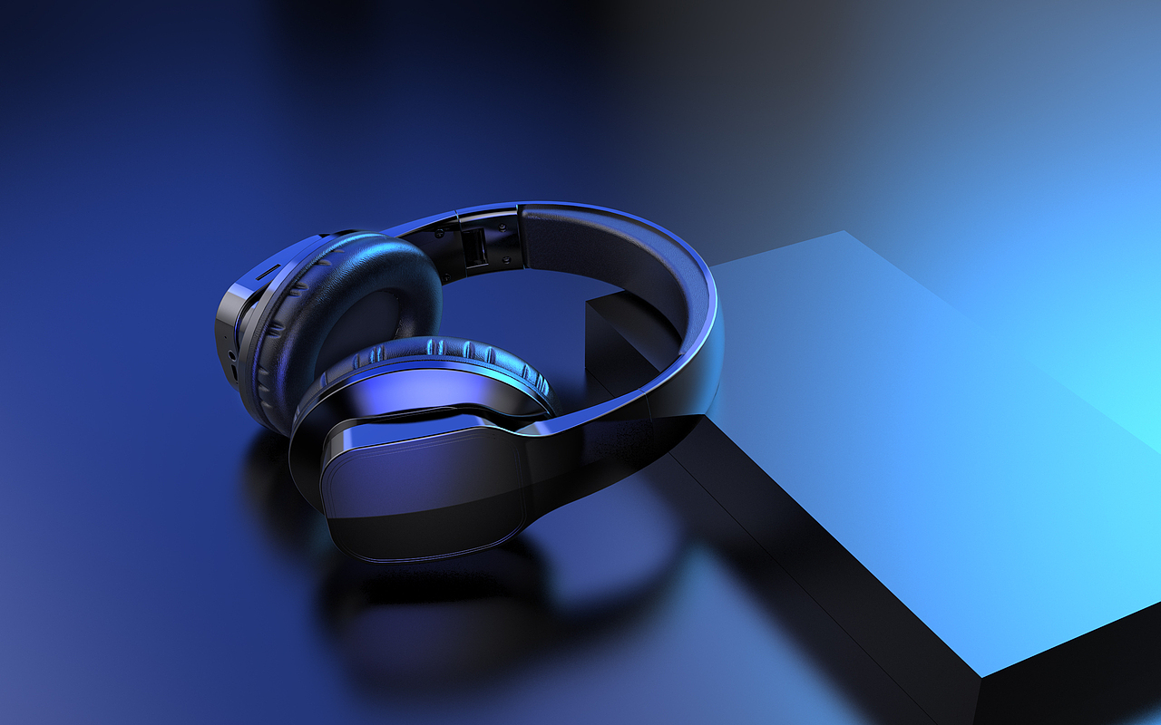 3C耳机渲染（图ZMTc0NDk1ODcy） - 产品 - 站酷设计师小多多鸭原创素材 - 站酷ZCOOL