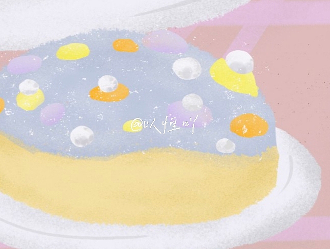 原创插画 | 甜甜圈甜了吖