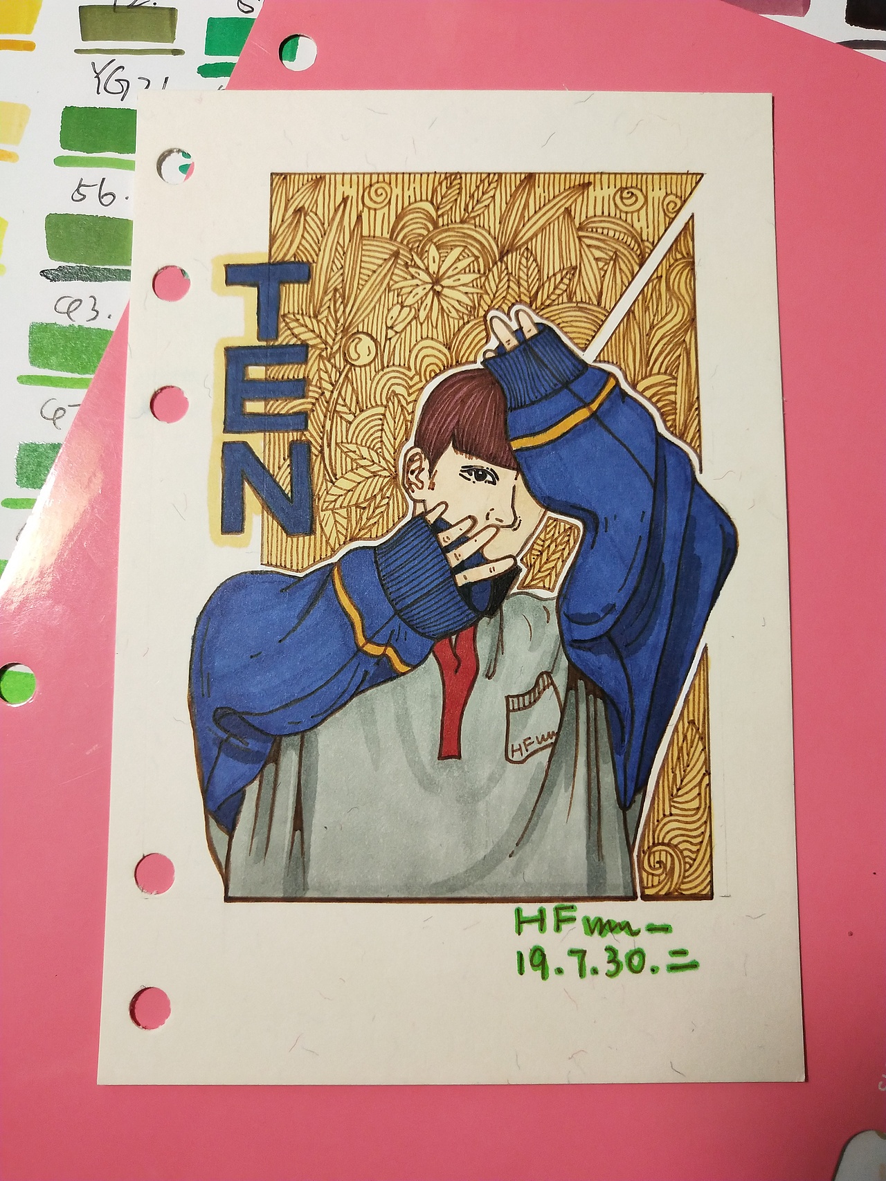 【马克笔人物插画】×5（图ZMTkxOTMxNzE2） - 艺术插画 - 站酷设计师破烂小帆船原创素材 - 站酷ZCOOL