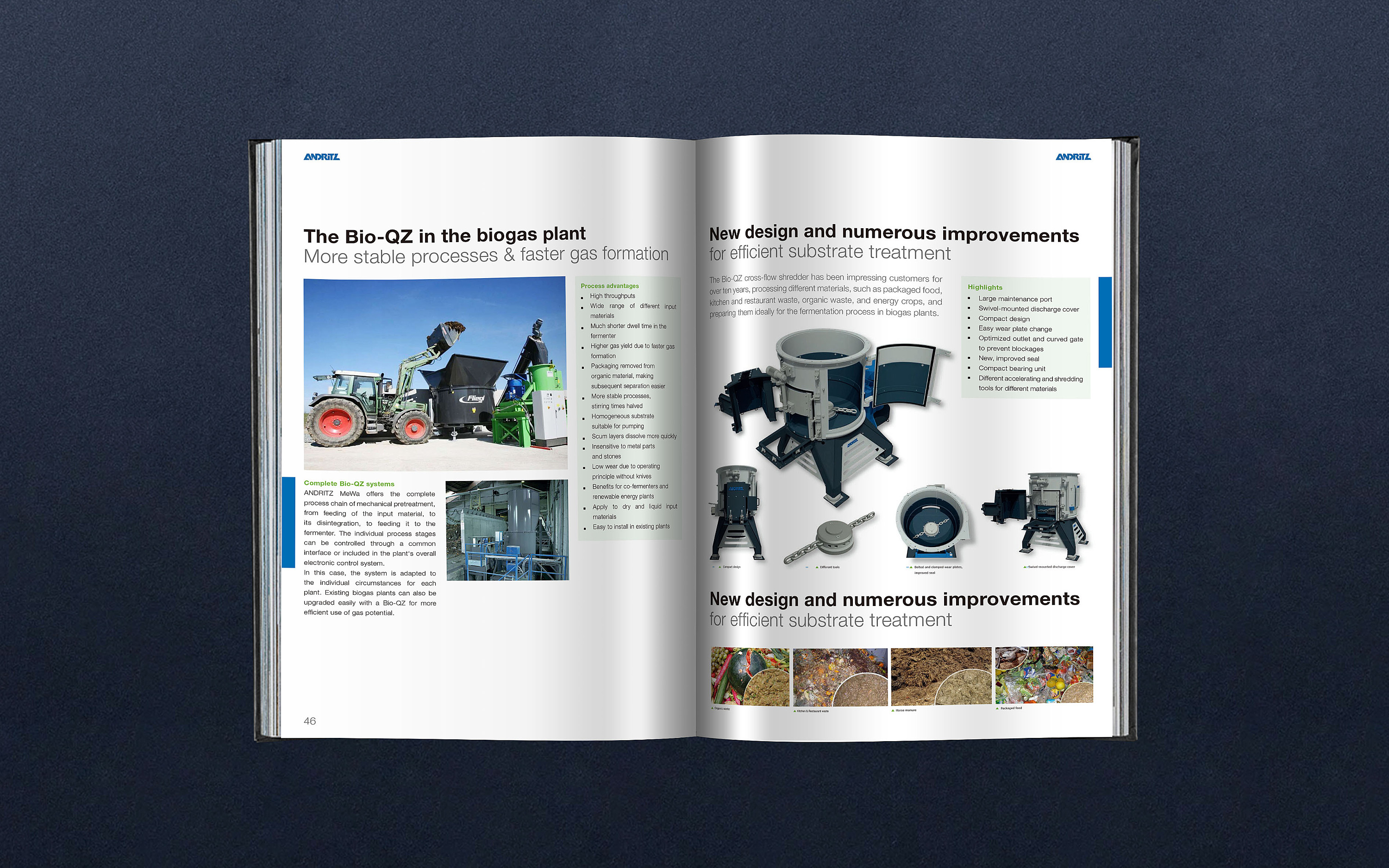 andritz安德里茨企业环保画册设计案例