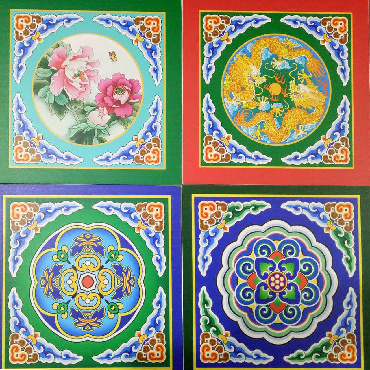 古建筑彩绘天花吊顶（图ZMTc3NzM4MDcy） - 其他手工艺 - 站酷设计师liujiandong原创素材 - 站酷ZCOOL