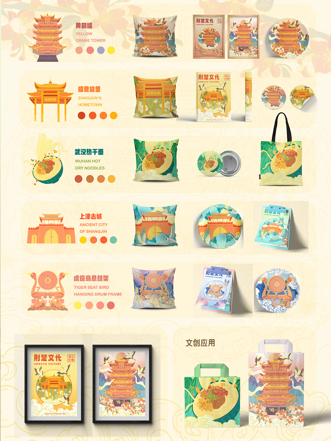 湖北印象—荆楚文化（图ZMzMzNzg2Mjcy） - 艺术插画 - 站酷设计师泠泠睡饱了原创素材 - 站酷ZCOOL