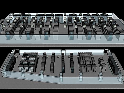 机房3D效果图/平面效果图（个人主页-ZMzA0NzAzMTI=） - 建筑/空间 - 站酷设计师lucia刘璐原创素材 - 站酷ZCOOL