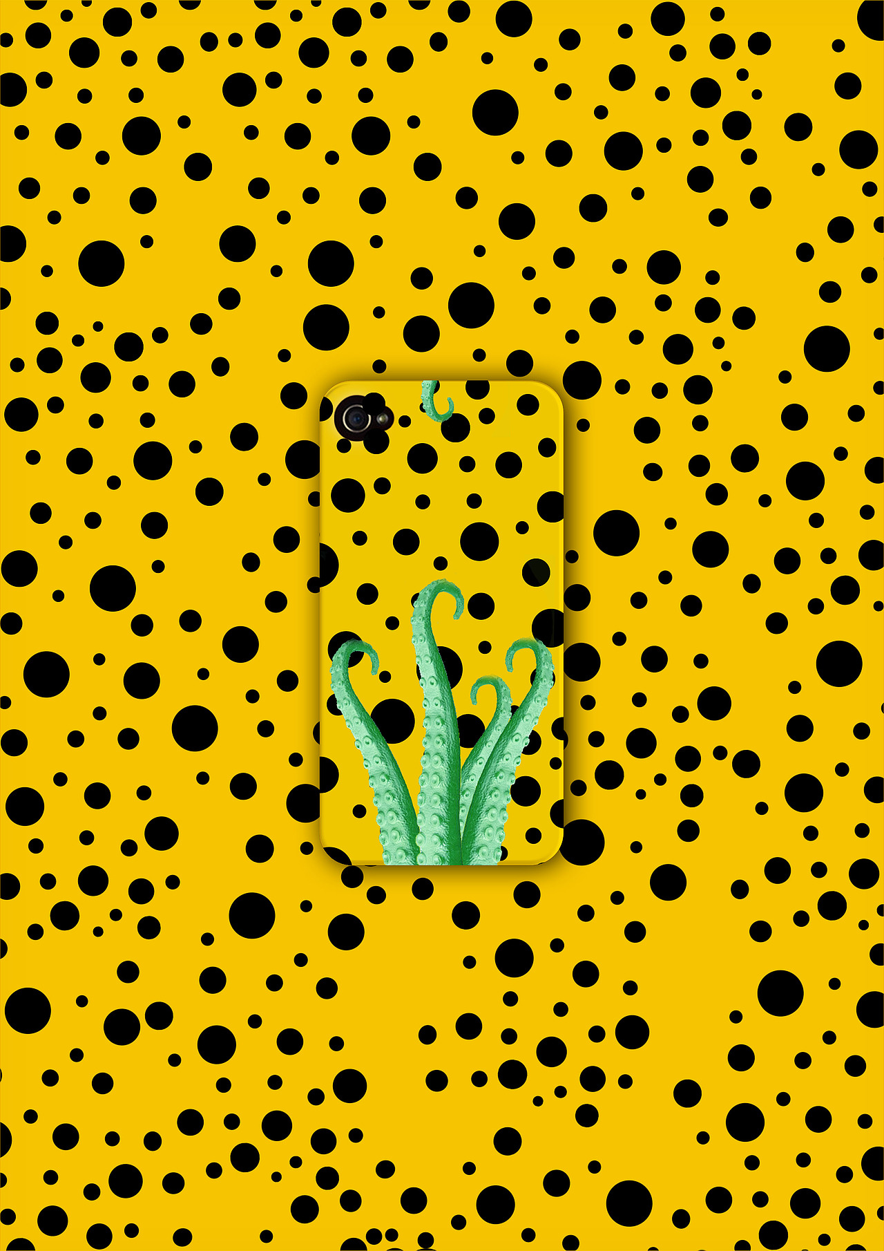 图案设计波点与章鱼