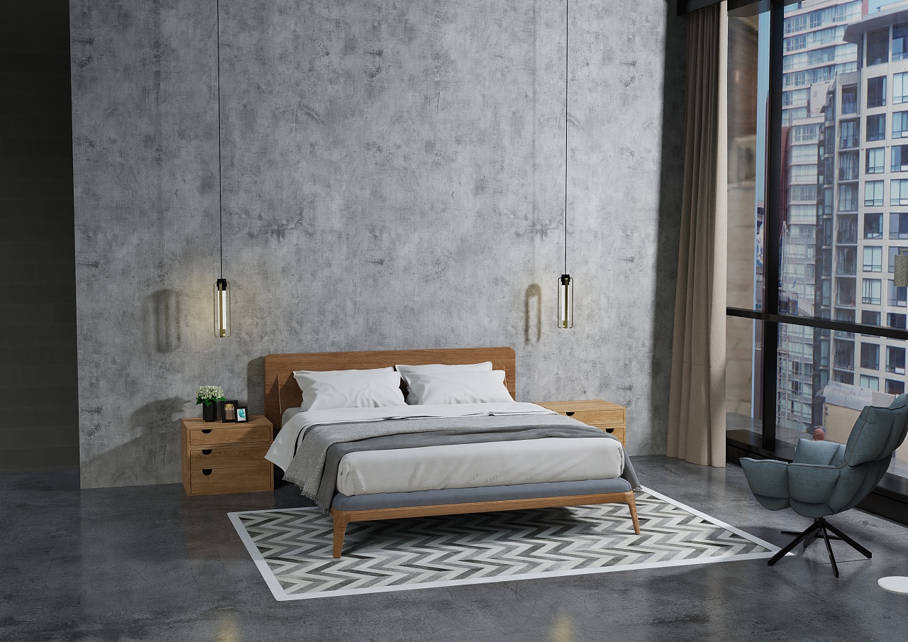 keyshot场景渲染卧室素材文件