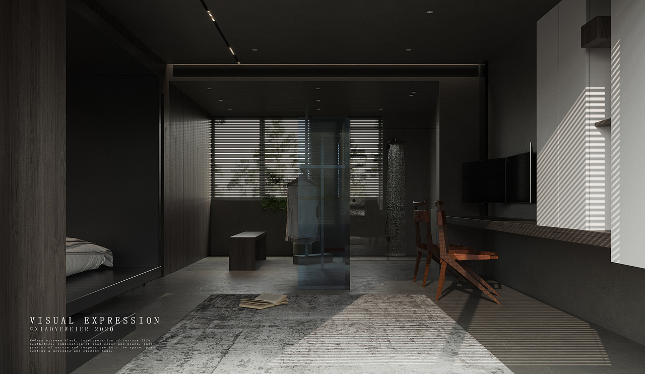 侘寂丨效果渲染表现（图ZMjQxMzQ4NTI0） - 家装设计 - 站酷设计师XIAOYEWEIER原创素材 - 站酷ZCOOL