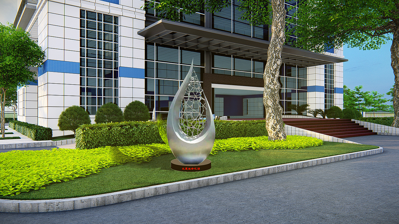 办公环境环境提升和雨水花园试验场地设计