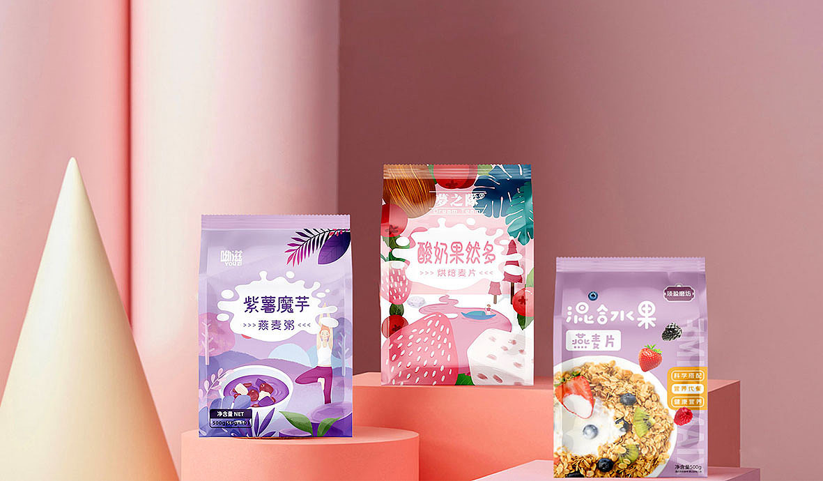 燕麦片包装设计