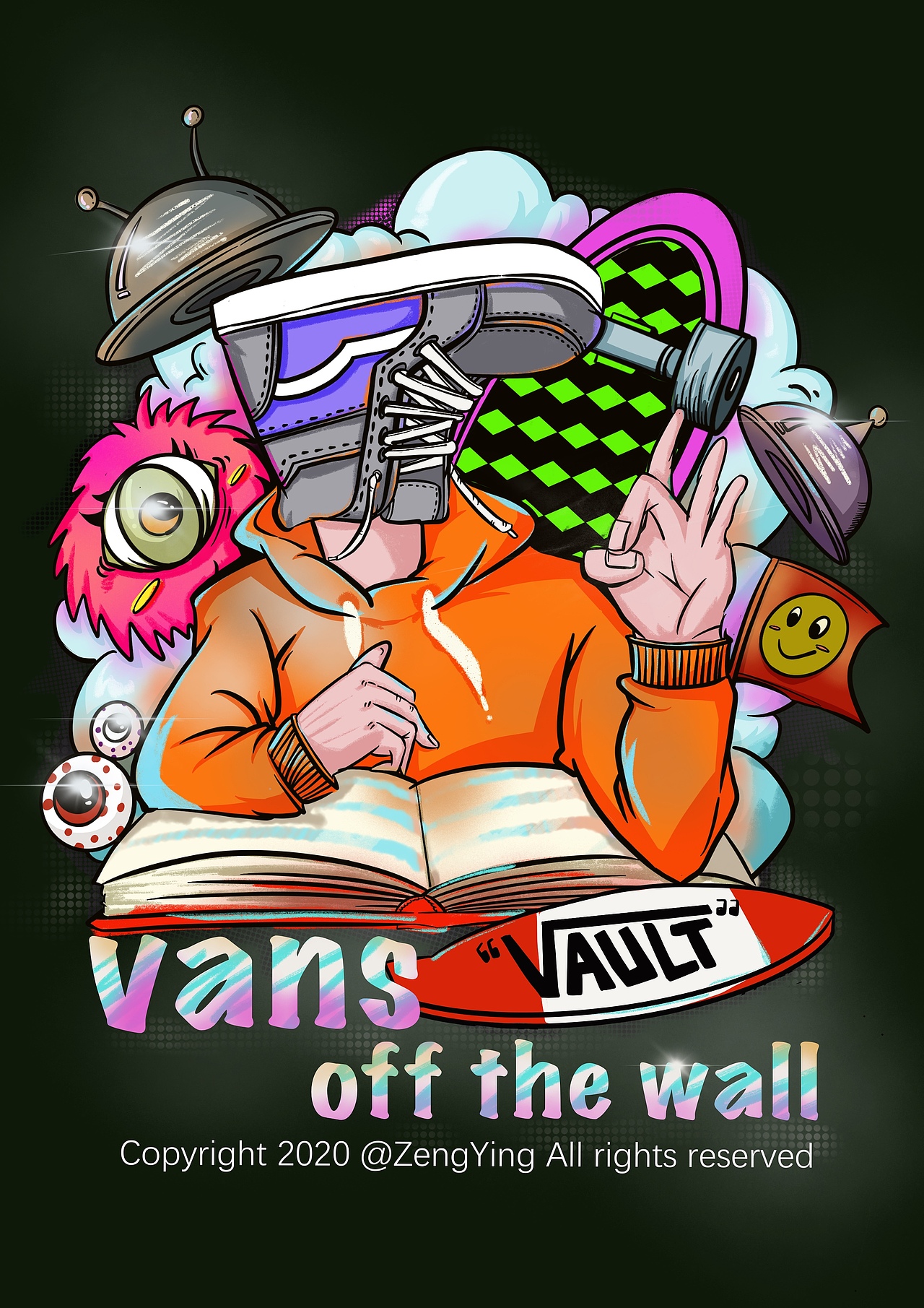 vans商业海报设计课程练习