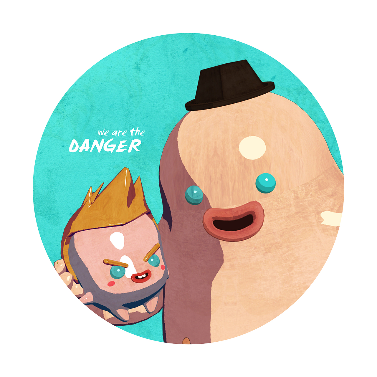 两个小可爱的合照