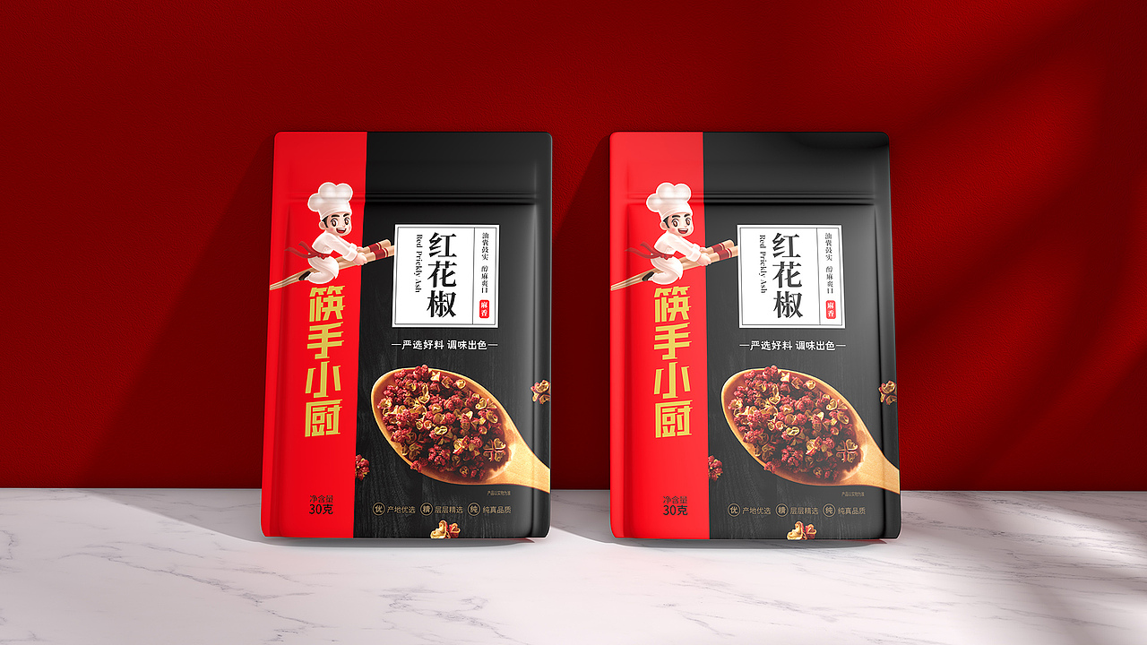 海底捞筷手小厨香辛料包装设计