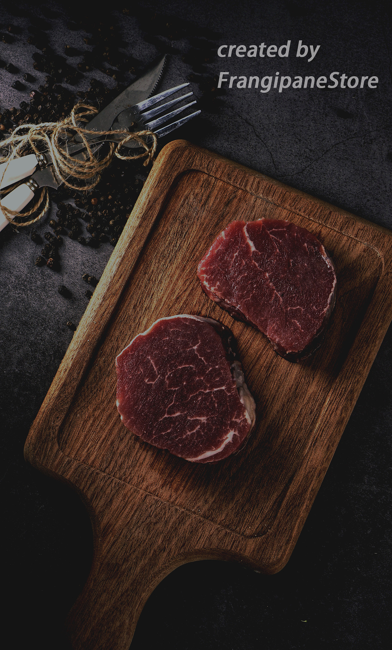 【牛排】暗调摄影