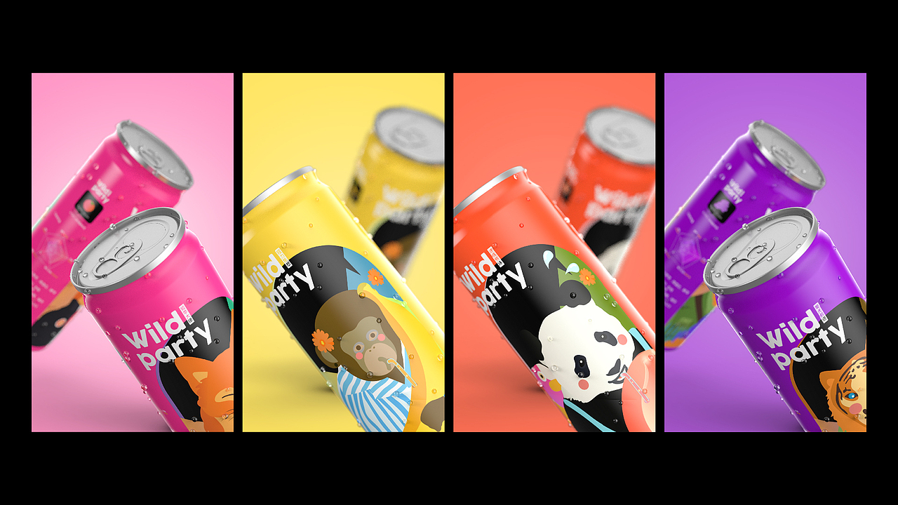 WILD PARTY|精酿啤酒包装设计（图ZMjM1ODMyMzE2） - 包装 - 站酷设计师有格UGO原创素材 - 站酷ZCOOL