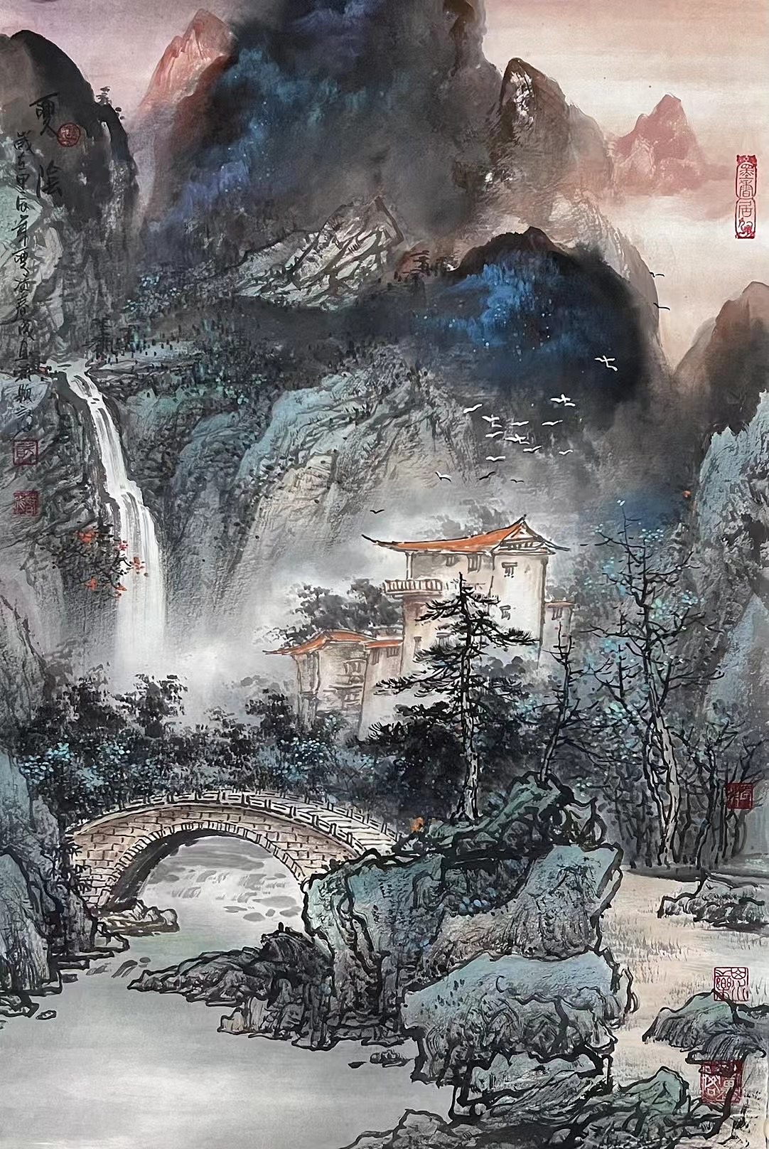 资春城山水画:自然之美与艺术灵韵