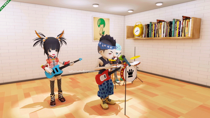 张震岳 爱的初体验 卖萌3D动画 MMD 