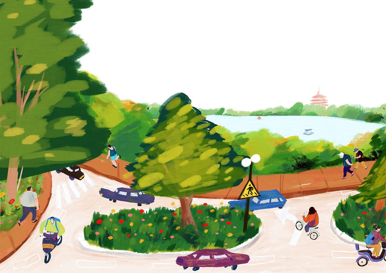 出走（图ZMjEyNDYwNzM2） - 商业插画 - 站酷设计师六一kaki原创素材 - 站酷ZCOOL