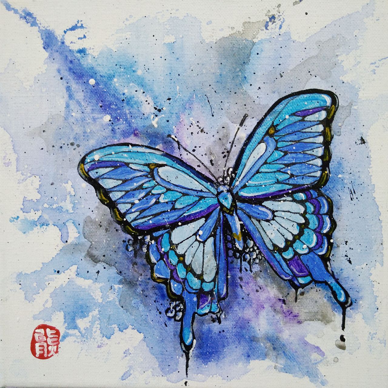 梦幻,丙烯,水彩风,蝴蝶深圳/设计爱好者/5年前/34浏览熊熊的笔记