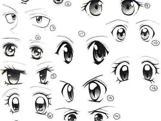 眼睛该怎么画？非常适合新手练习！