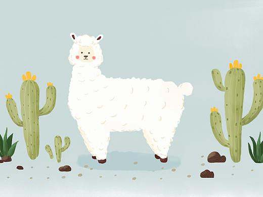 羊驼临摹