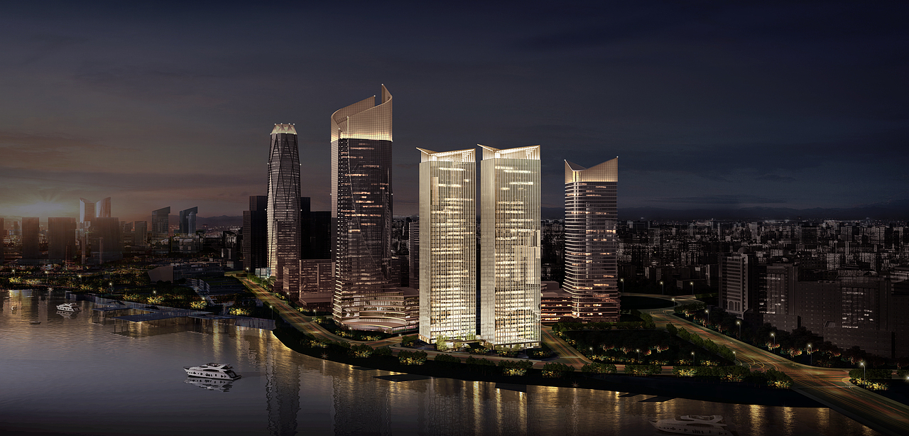 北京通州万科大楼照明设计（图ZMTgyOTg3MzIw） - 建筑/空间 - 站酷设计师循光御夜原创素材 - 站酷ZCOOL