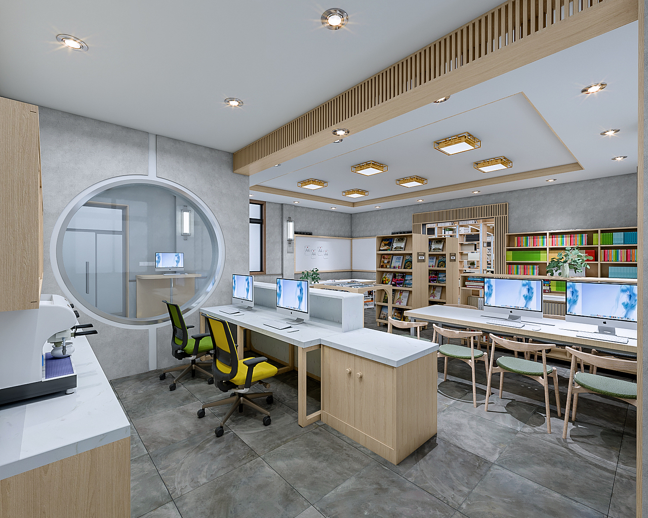 某中学图书馆设计方案