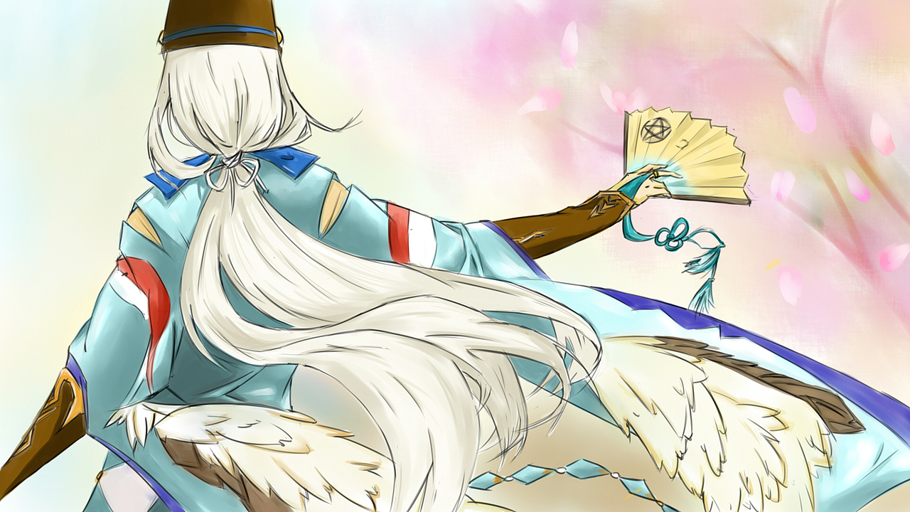 阴阳师手绘插画（贰）（图ZMjI4ODcwMTUy） - 创作习作 - 站酷设计师那是凯呀原创素材 - 站酷ZCOOL