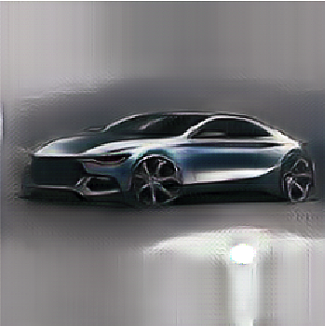 【预告】汽车线稿的人工智能自动上色展示