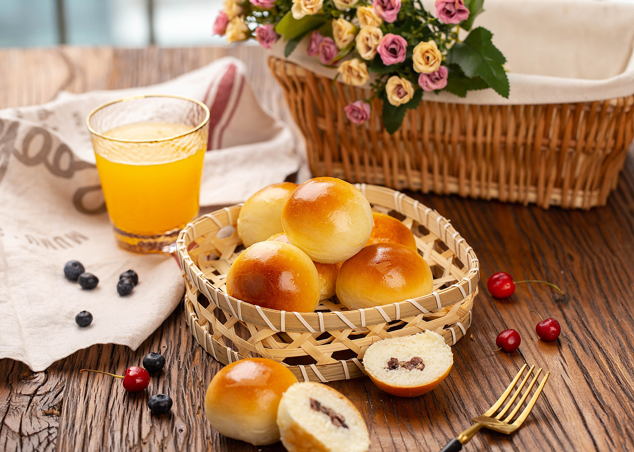 西瓜面包 餐包 营养早餐