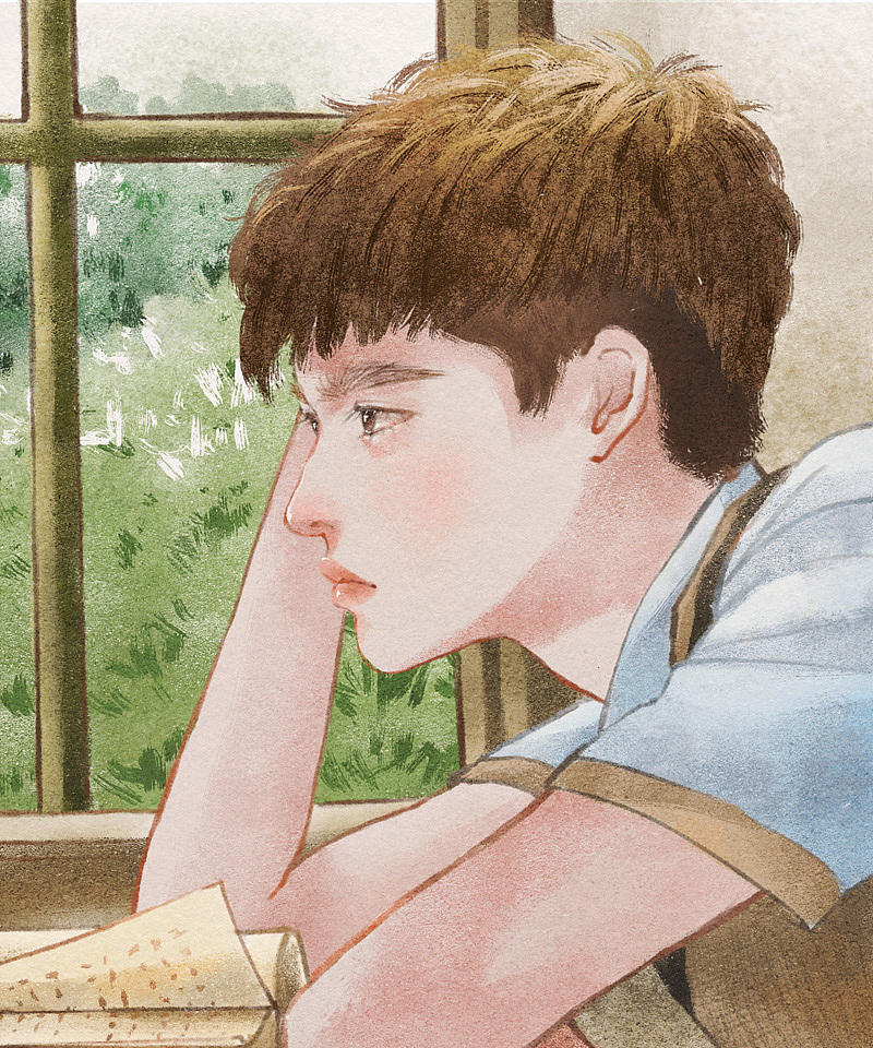 【插画-板绘】致青春系列 - 原创作品 - 站酷(zcool)