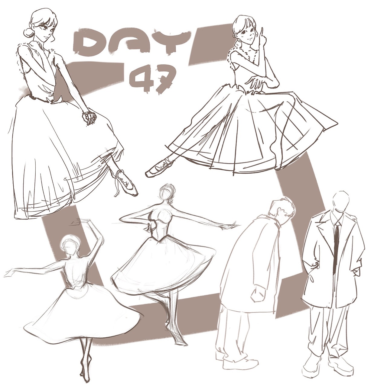 #速写60天挑战赛# Day47（图ZMjg4NjUzNDY0） - 创作习作 - 站酷设计师他们叫我小蓝同学原创素材 - 站酷ZCOOL