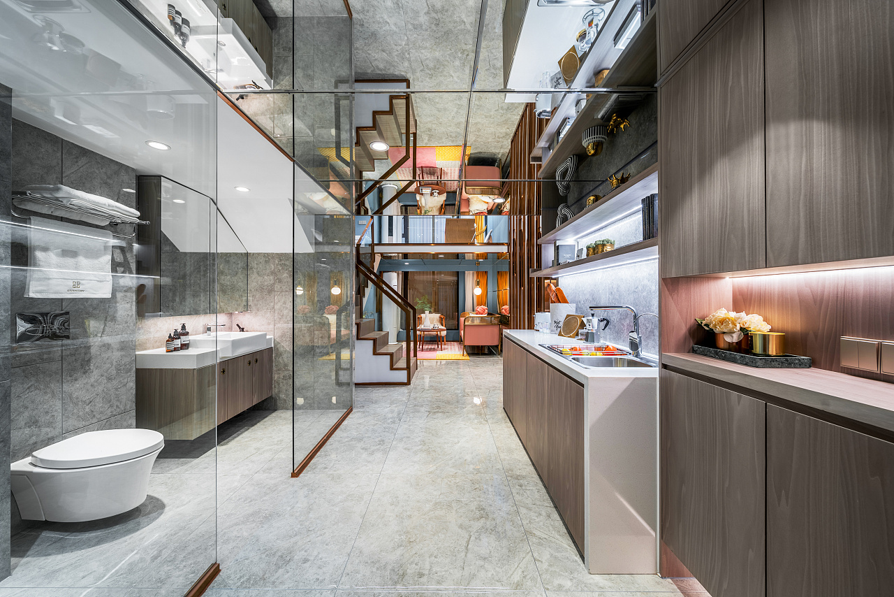 【空间摄影】「样板间」复式单身公寓