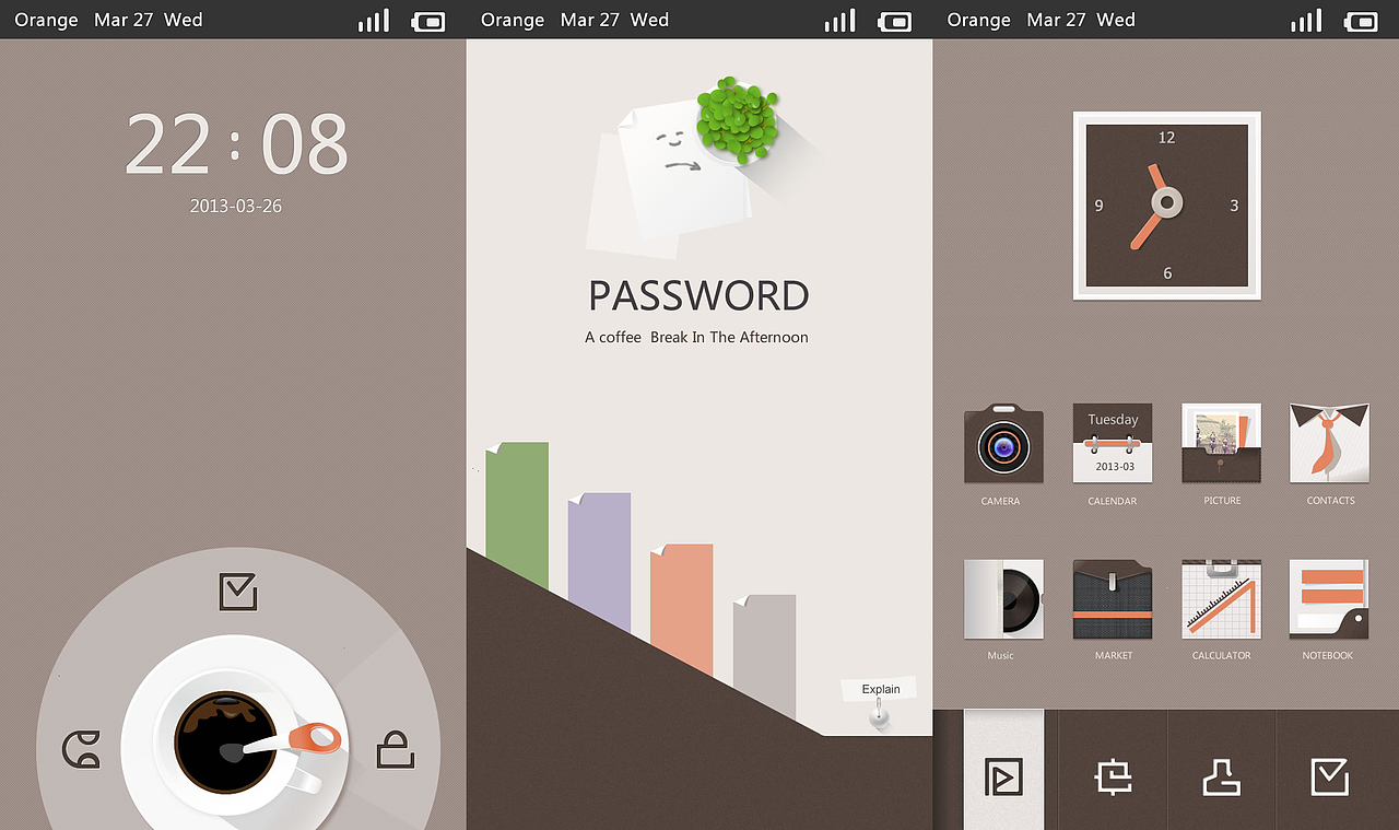 一组界面设计（临摹）（图ZMTM1NzEzMDA=） - APP界面 - 站酷设计师北邙仙原创素材 - 站酷ZCOOL