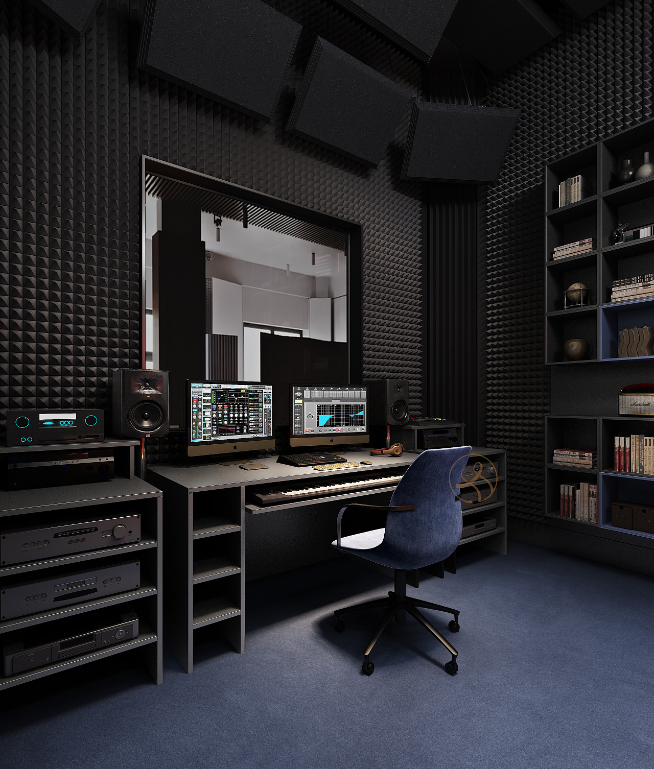 音乐工作室 asya aysel录音棚效果表现