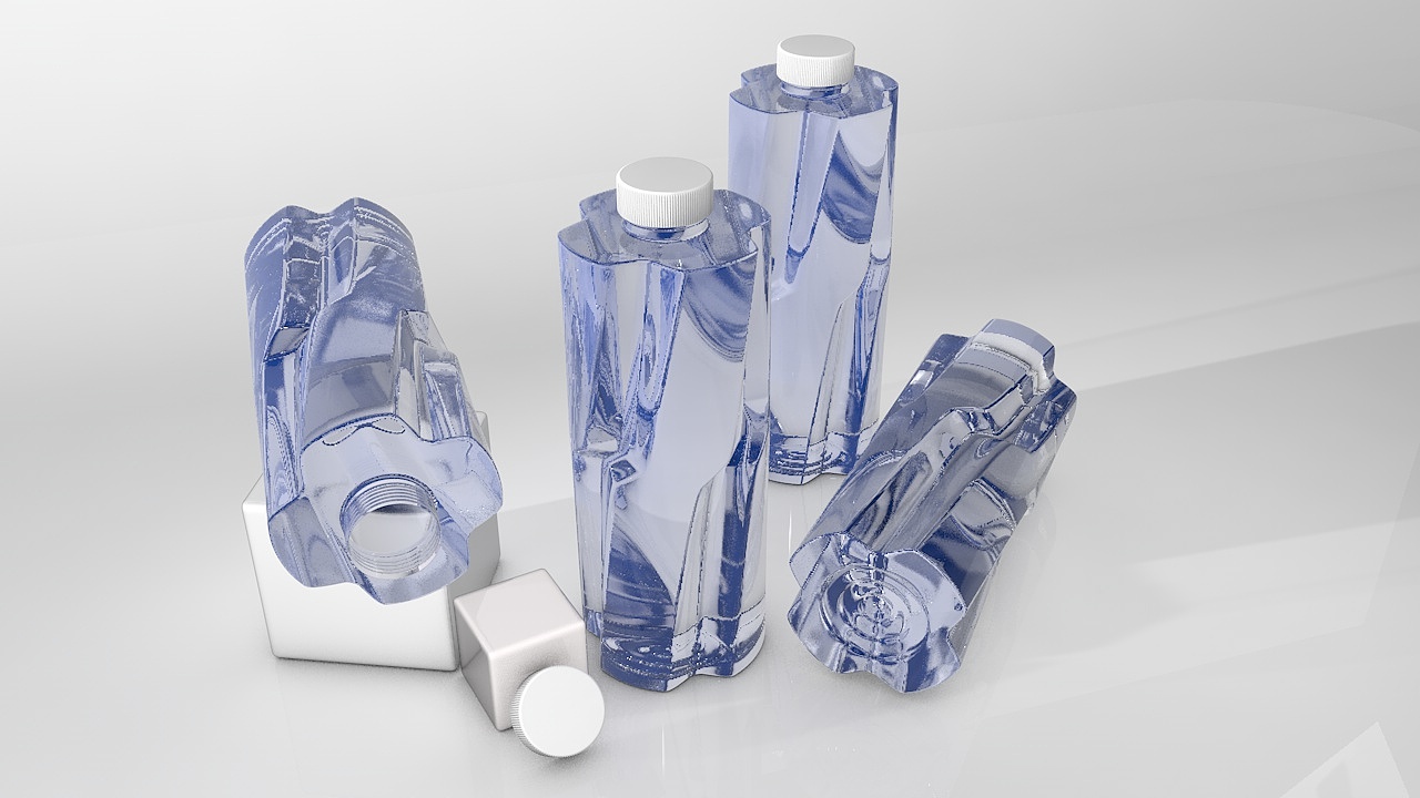 C4D-矿泉水瓶材质测试（图ZMTEzMjEwODE2） - 其他三维 - 站酷设计师ZJ1AN原创素材 - 站酷ZCOOL