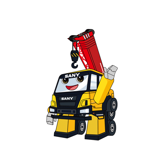 给三一重工画的一组吊车表情包（图ZMTQzNTg2ODE2） - 网络表情 - 站酷设计师DDDXXX原创素材 - 站酷ZCOOL