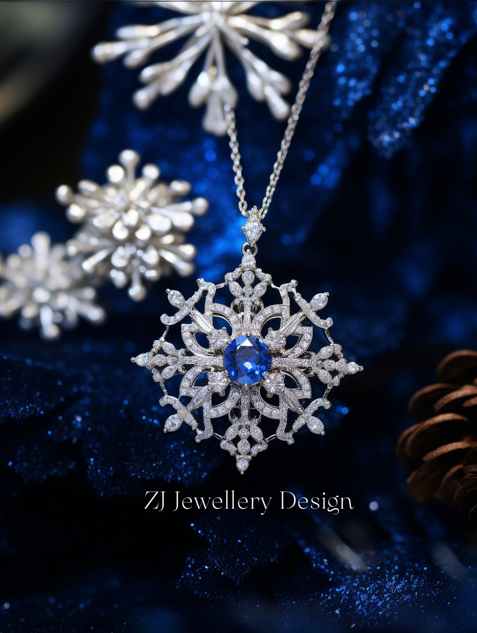 【Al珠宝设计】冬季特辑一雪花系列❄️