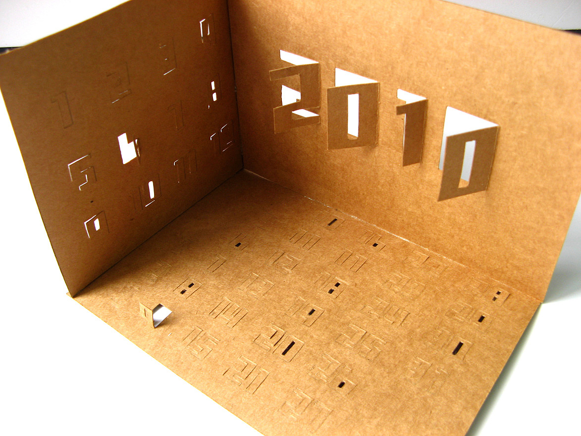 牛皮纸三面立体