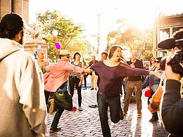 在纽约街头，邂逅一场音乐和快乐